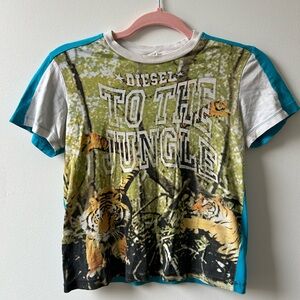 Diesel “To the Jungle” Graphic Baby Tee